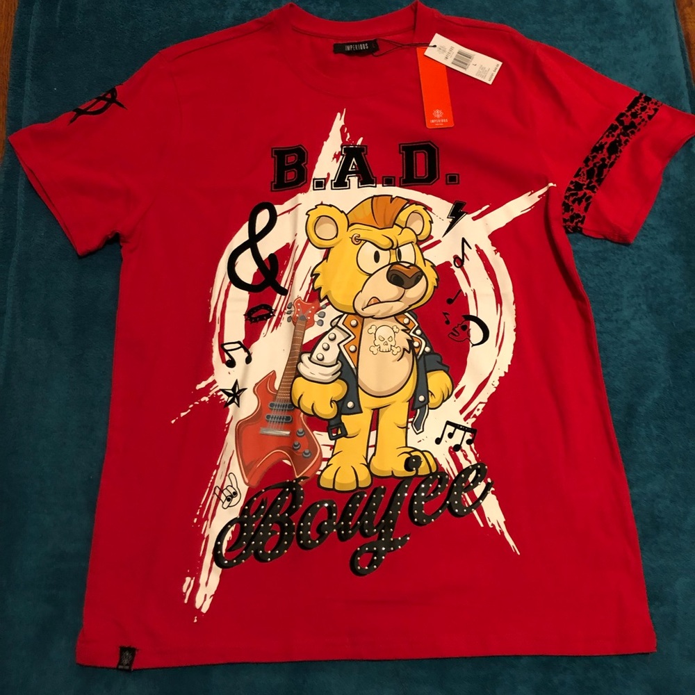 Men’s Red Bad and Boujee T-shirt